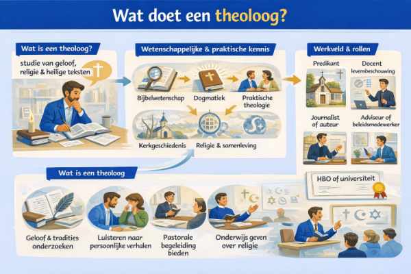 Alles over het beroep theoloog Wat doet een theoloog